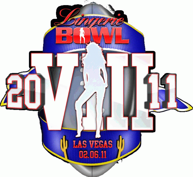 lingerie bowl 2011 primary logo iron on transfers for T-shirts